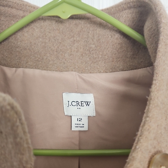 J Crew Women's Camel Coat - Picture 2 of 9